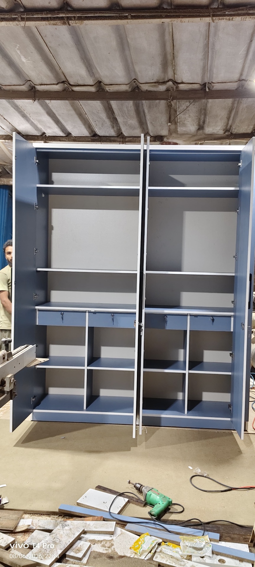 Wardrobe Interior Shelving & Drawers — custom furniture by Qadir Furniture Manufacturers, Mumbai