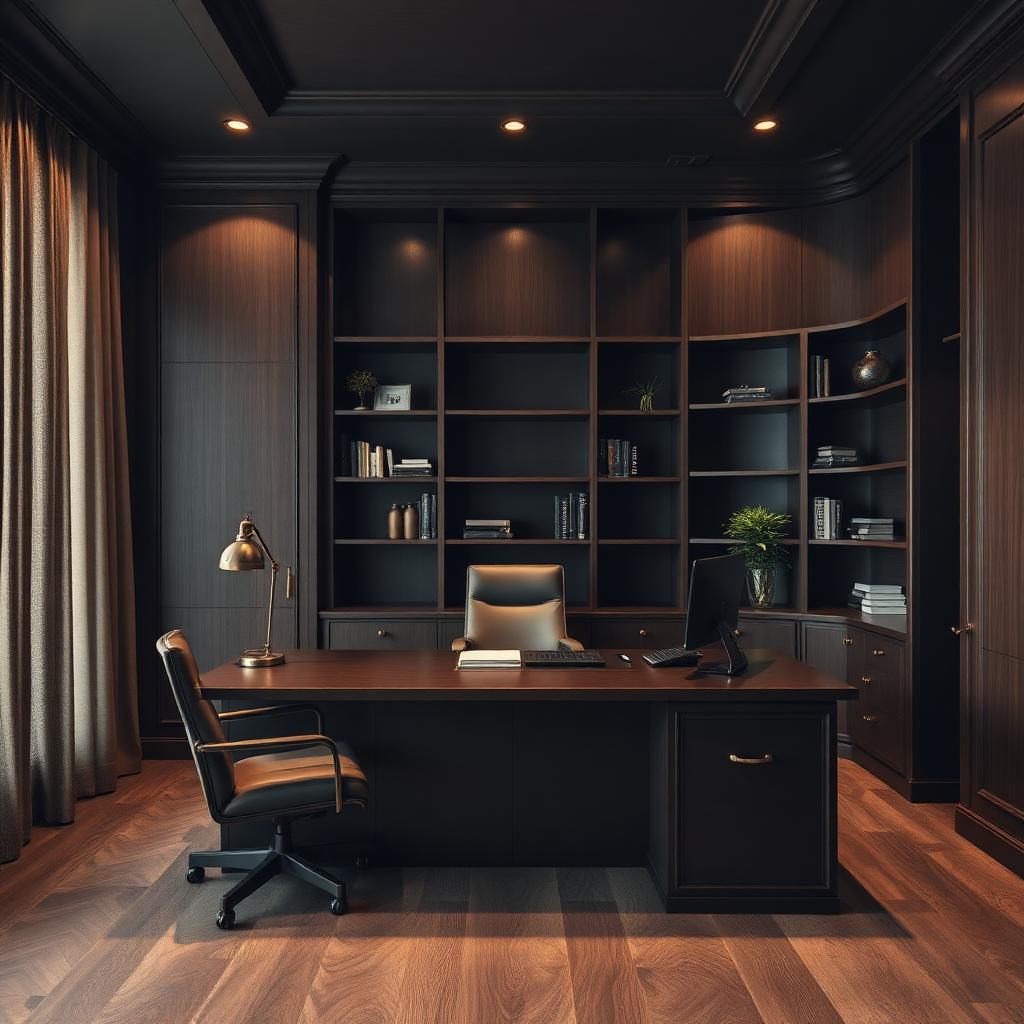 Executive Office Desk — custom furniture by Qadir Furniture Manufacturers, Mumbai